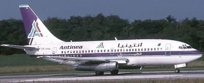 737 Antinea Airlines B737 Airplane Wood Model FreShip  