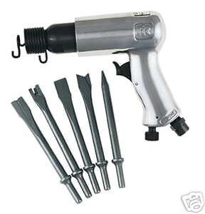 Ingersoll Rand Air Hammer with 5 pc Chisel Set  
