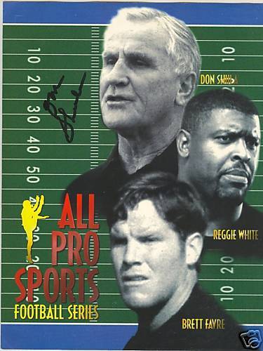 32 Autographed Peono Card HOF Don Shula Dolphins