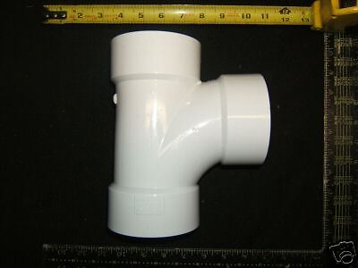 PVC Schedule 40   3 Inch SANITARY TEE   Nibco   NEW  