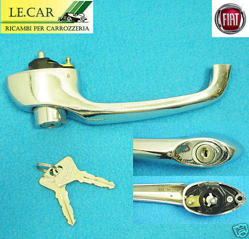 MANIGLIA ESTERNA APRIPORTA CROMATA FIAT 500 F/L/R  