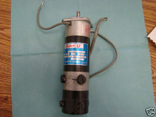 Sanyo Denki Super U DC Servo Motor, PN U508BNT 012 