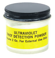 ULTRAVIOLET THEFT DETECTION FINGERPRINT POWDER  