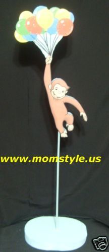 Curious George birthday party centerpiece decoration  