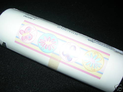 NOJO~FLOWERS BUTTERFLIES~ONE ROLL WALLPAPER BORDER~NEW~  