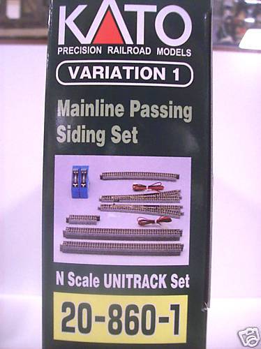 Kato # 20 860 1 Mainline Passing Siding Set V1 N MIB  