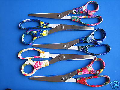 New Pretty Stainless Steel Floral Handle Scissors  