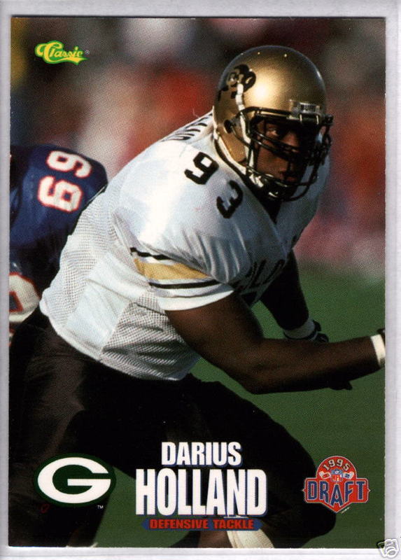 DARIUS HOLLAND 1995 Classic Draft RC #40 Colorado  