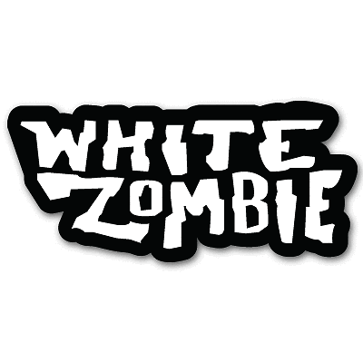 White Zombie music car bumper sticker decal 5 x 3  